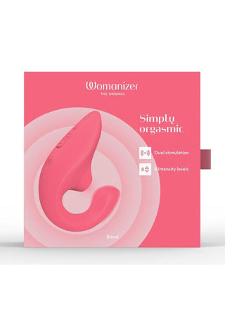 Womanizer Blend Rechargeable Silicone Vibrator with Clitoral Stimulator