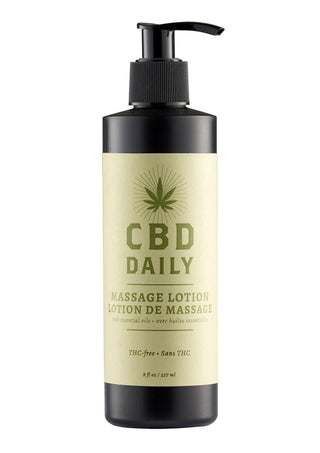 Earthly Body CBD Daily Massage Lotion 8oz