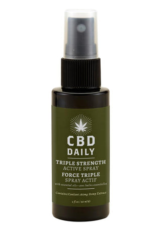 Earthly Body CBD Daily Triple Strength Active 180mg Spray 2oz