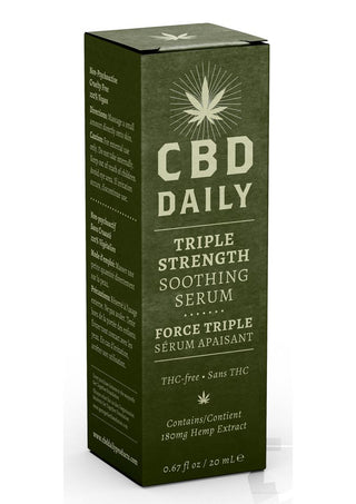 Earthly Body CBD Daily Triple Strength Soothing Serum 0.67oz