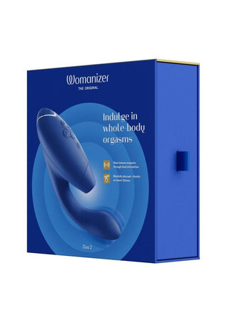Womanizer Duo 2 Silicone Rechargeable Clitoral and G-Spot Stimulator