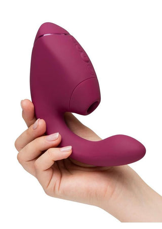 Womanizer Next Duo Rechargeable Silicone Dual G-Spot and Clitoral Stimulator