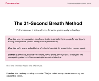 The 31-Second Breath Method (FREE)