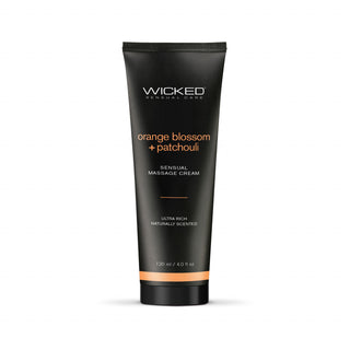 Orange Blossom and Patchouli - Scented Sensual Massage Cream - 4 Oz WS-90934