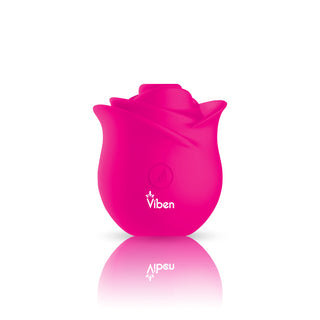 Zen Rose - Hot Pink - Handheld Rose Clitoral and Nipple Stimulator VB-75011